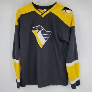 Vintage Pittsburgh Penguins Winning Goal Jaromír Jágr Kids Hockey Jersey 68 Larg
